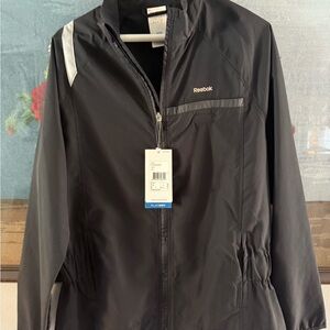 Reebok Black and Gray Women's  athletic Jacket GREAT CHRISTMAS GIFT NEW W/Tags
